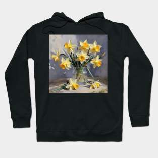 Easter Daffodils Study Hoodie